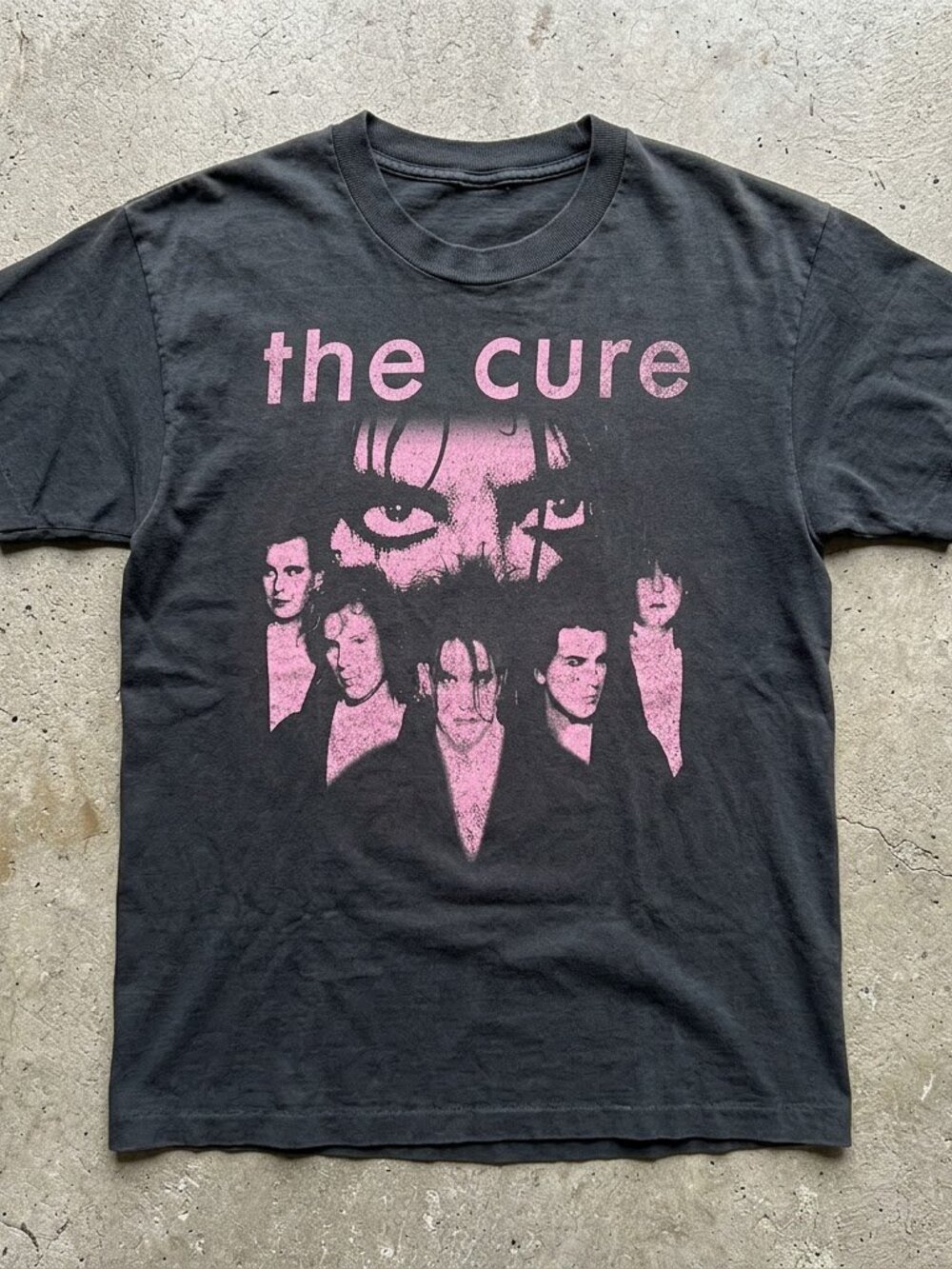 The Cure Band 90s Tshirt, The Cure Band Unisex Tshirt Charcoal